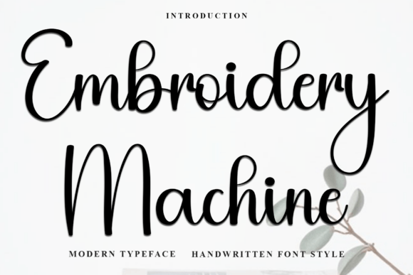 Embroidery Machine: A Soft, Meaningful Script for Handmade Gifts