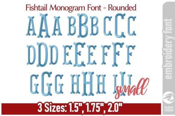 Fishtail Monogram Font – Rounded S