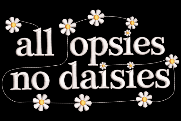 Funny Quote Floral: An Embroidery Designer's Honest Take