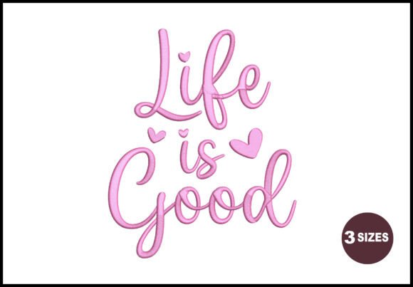 Life is Good Embroidery Design: A Stitcher's Honest Review