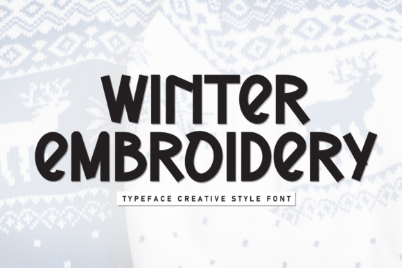 Winter Embroidery Font Review